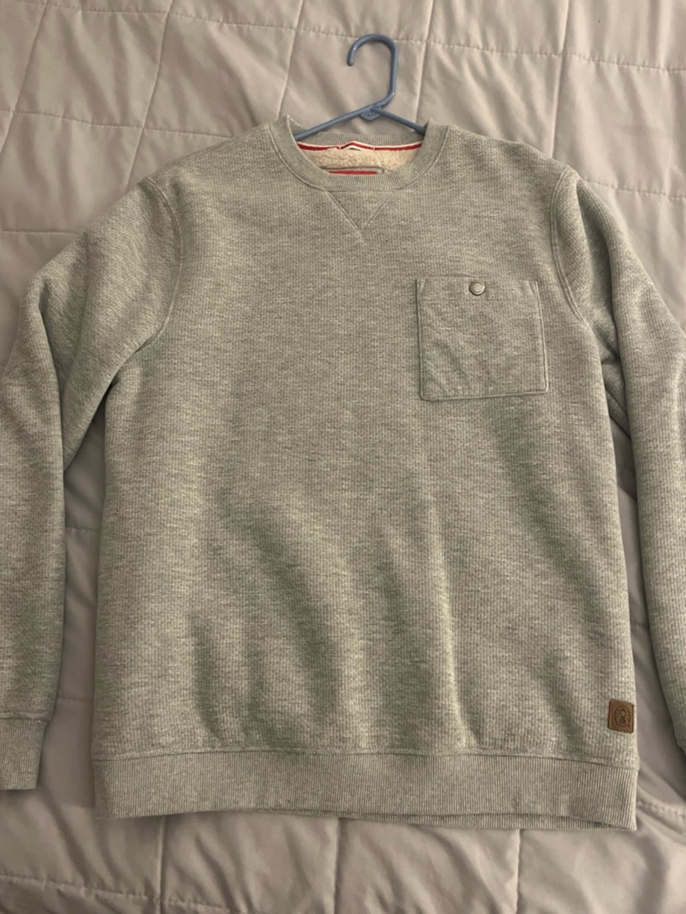 Coleman Light Gray Men's Crewneck Sweatshirt